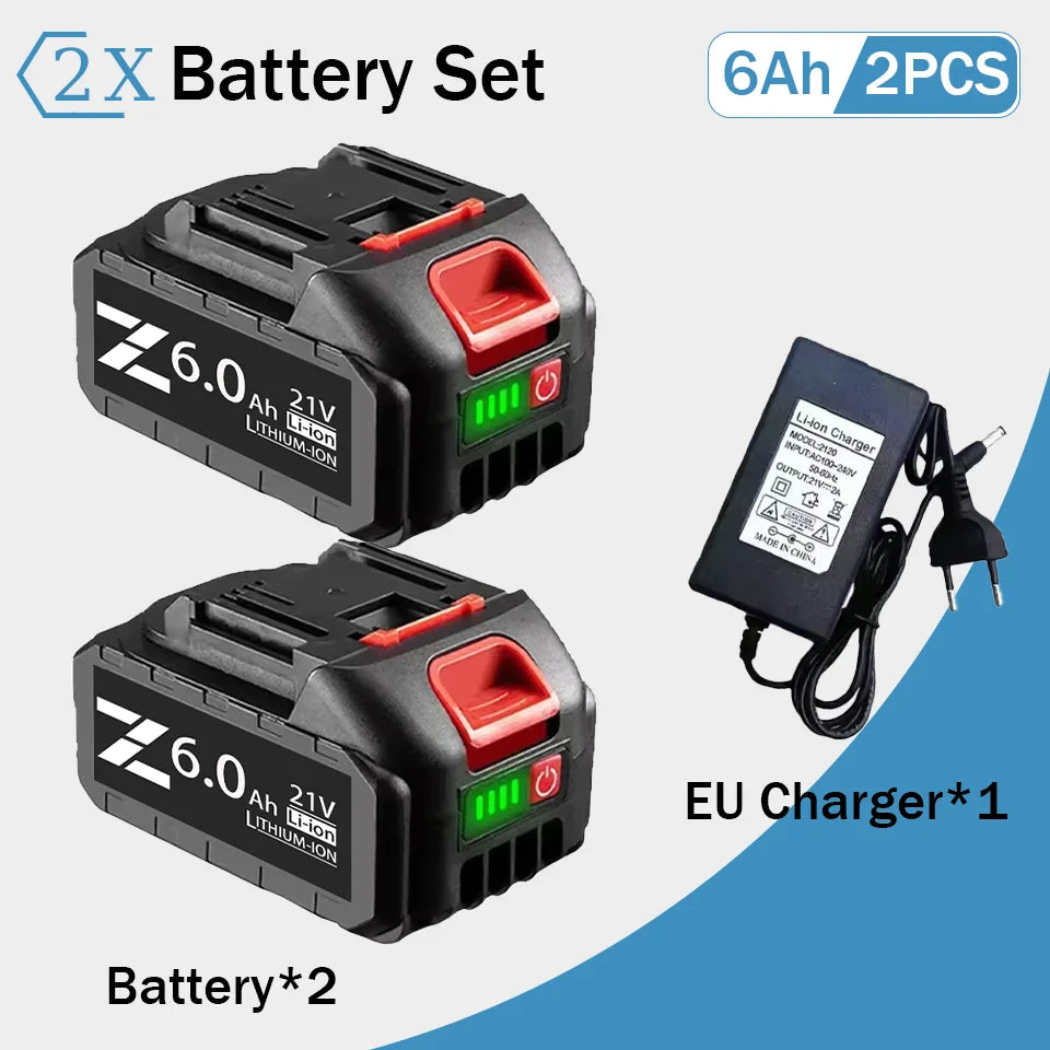 18V 21V 388VF Rechargeable Li-ion Battery 3.0Ah 6.0Ah 9.0Ah For Makita 18V LXT Power Tools Replacement Battery LED Indicator BMS