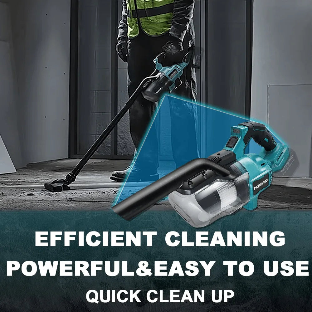 PATUOPRO Cordless Electric Vacuum Cleaner Car Pet Hair Carpe