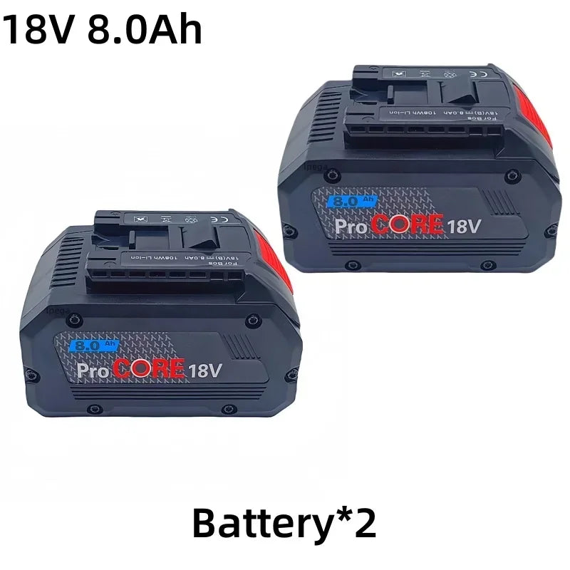 8.0Ah 10.0Ah ProCORE Replacement Battery for Bosch 18V Cordless Tools Lpega BAT609 BAT618 GBA18V 21700 High Power 5C Power Cell