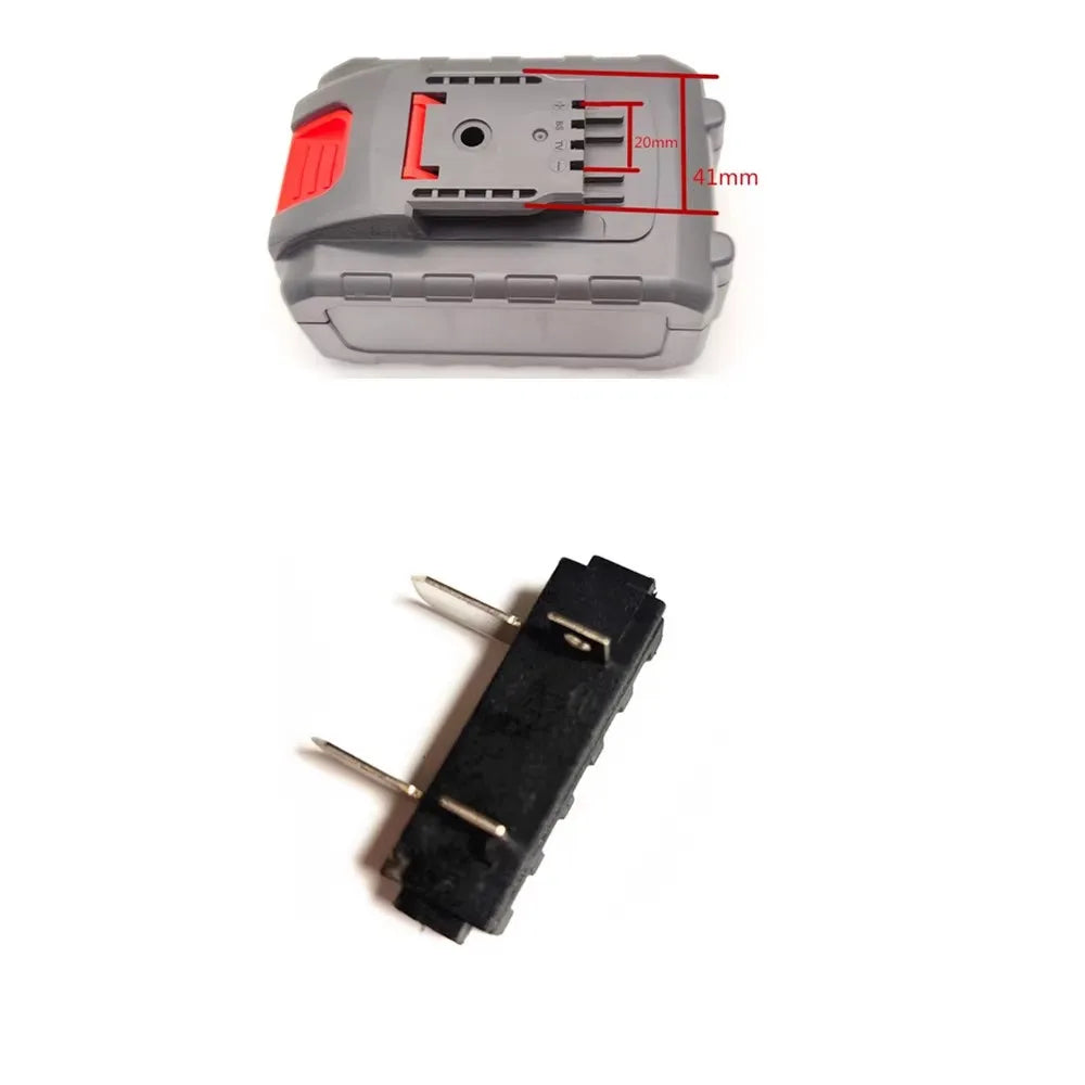 Power Tools Battery Socket Jack Connector Terminal Block Adapter Converter Metal For 12v 16.8v 18V Electric Drill Accessories