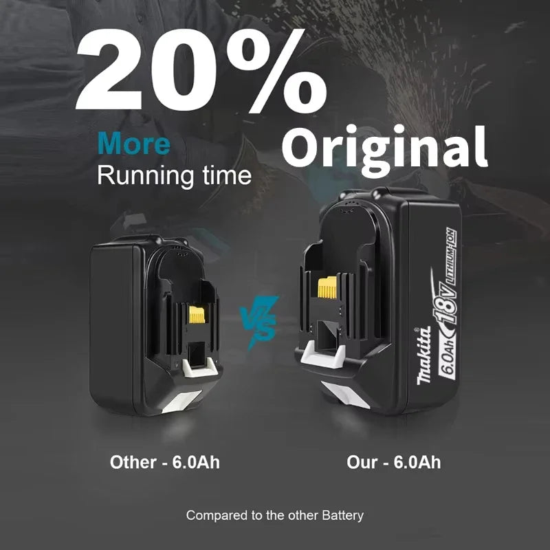 100% original Makita battery 18V 6.0Ah rechargeable battery 