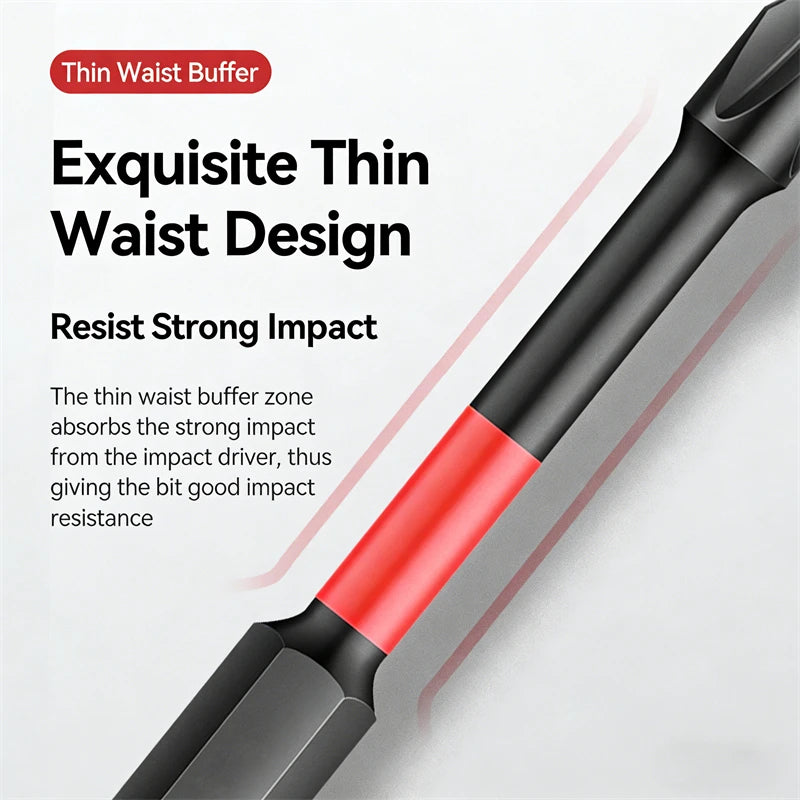 Magnetic Impact Phillips Bit Anti-Slip Impact Long Screwdriv