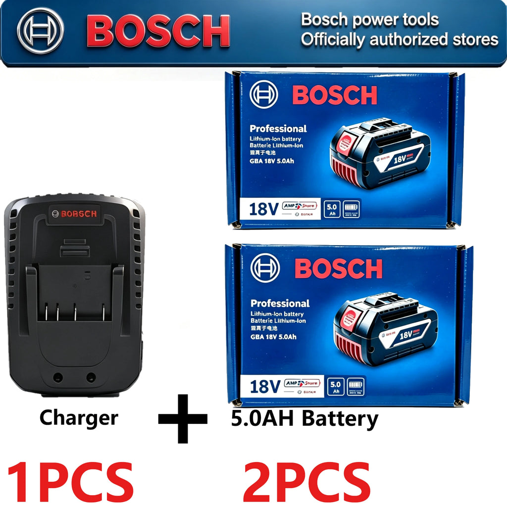 New Original BOSCH 18V Lithium Battery GBA18V6.0 High Capacity Power Pack for Bosch Cordless Drill Grinder Impact Wrench Tools