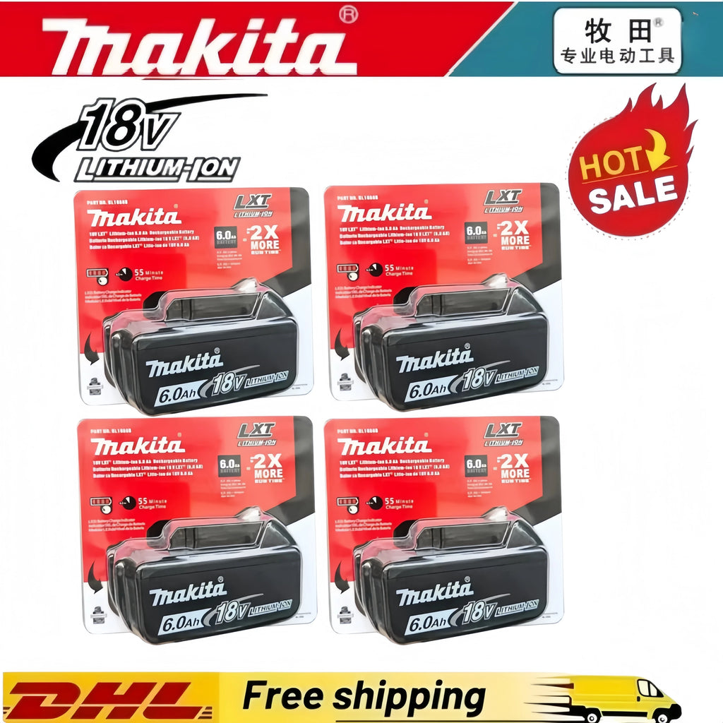 2026 New Makita 6Ah for Makita 18V Power Tool Battery BL1840