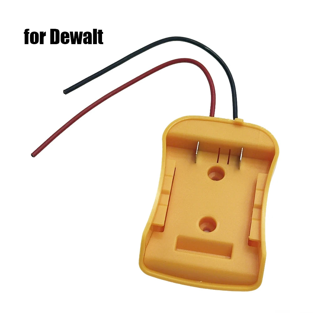 Power Wheel Adapter for Makita/Bosch/Milwaukee/DW/Ryobi 18V Li-ion Battery DIY Power Connector Dock Holder(No Battery)