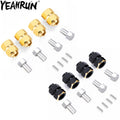 YEAHRUN 7MM Brass Wheel Hex Hub Extender Adapters for TRX4M 
