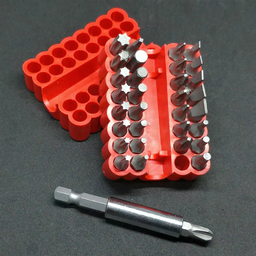33Pcs Solid Screwdriver Bit Set Smooth High Hardness Electri