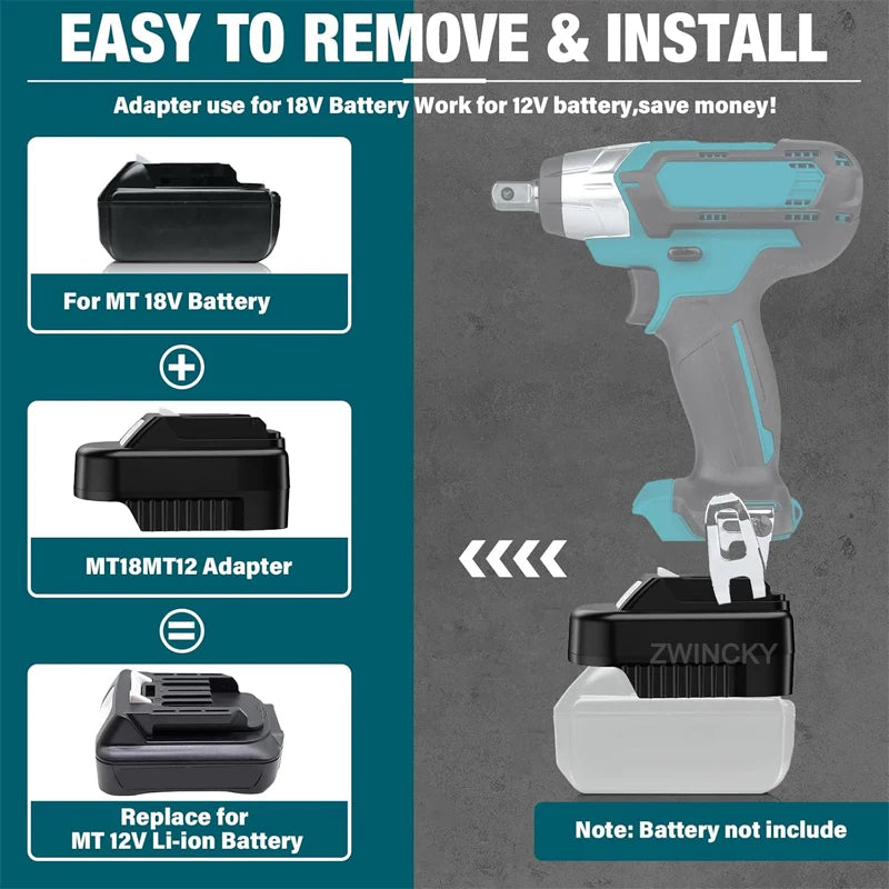 Battery Adapter Converter for Makita 18V Li-ion Battery for 