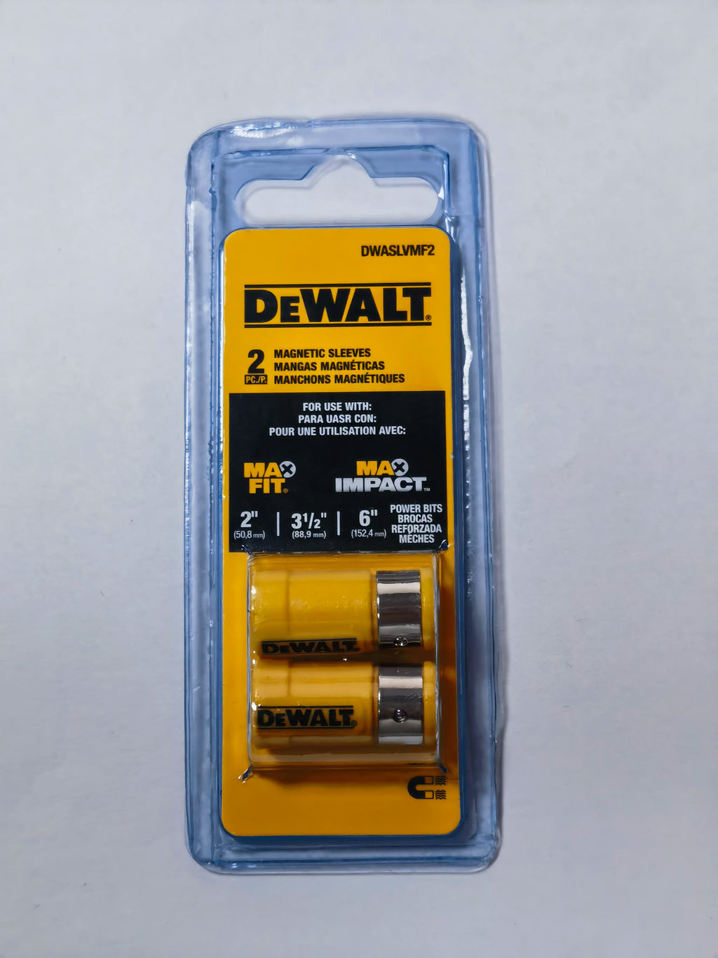 DEWALT DWA2PH2SL 2-Inch Impact Phillips Head Screwdriver Bit Set with Rotating Magnetic Suction Cup for Enhanced Grip And Contro