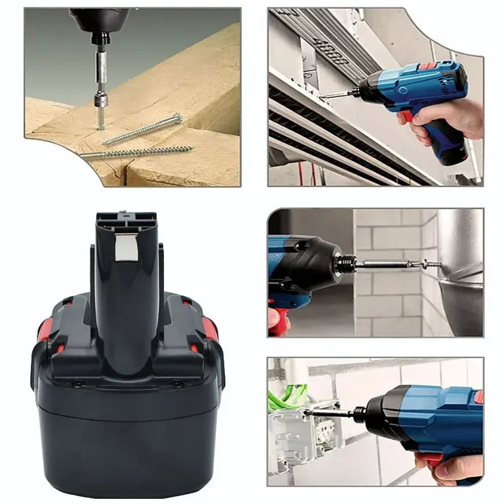 New For Bosch 18V 4.8/6.8/9.8/12.8Ah BAT025 Rechargeable Bat