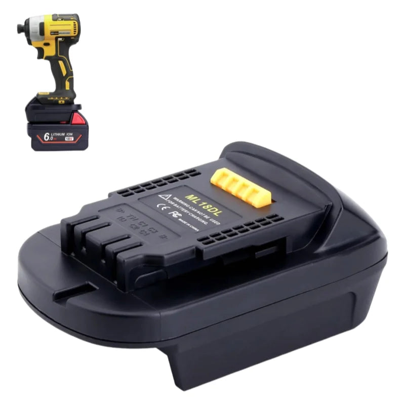 New ML18DL Lithium Battery Converter Adapter for Mil-Waukee 