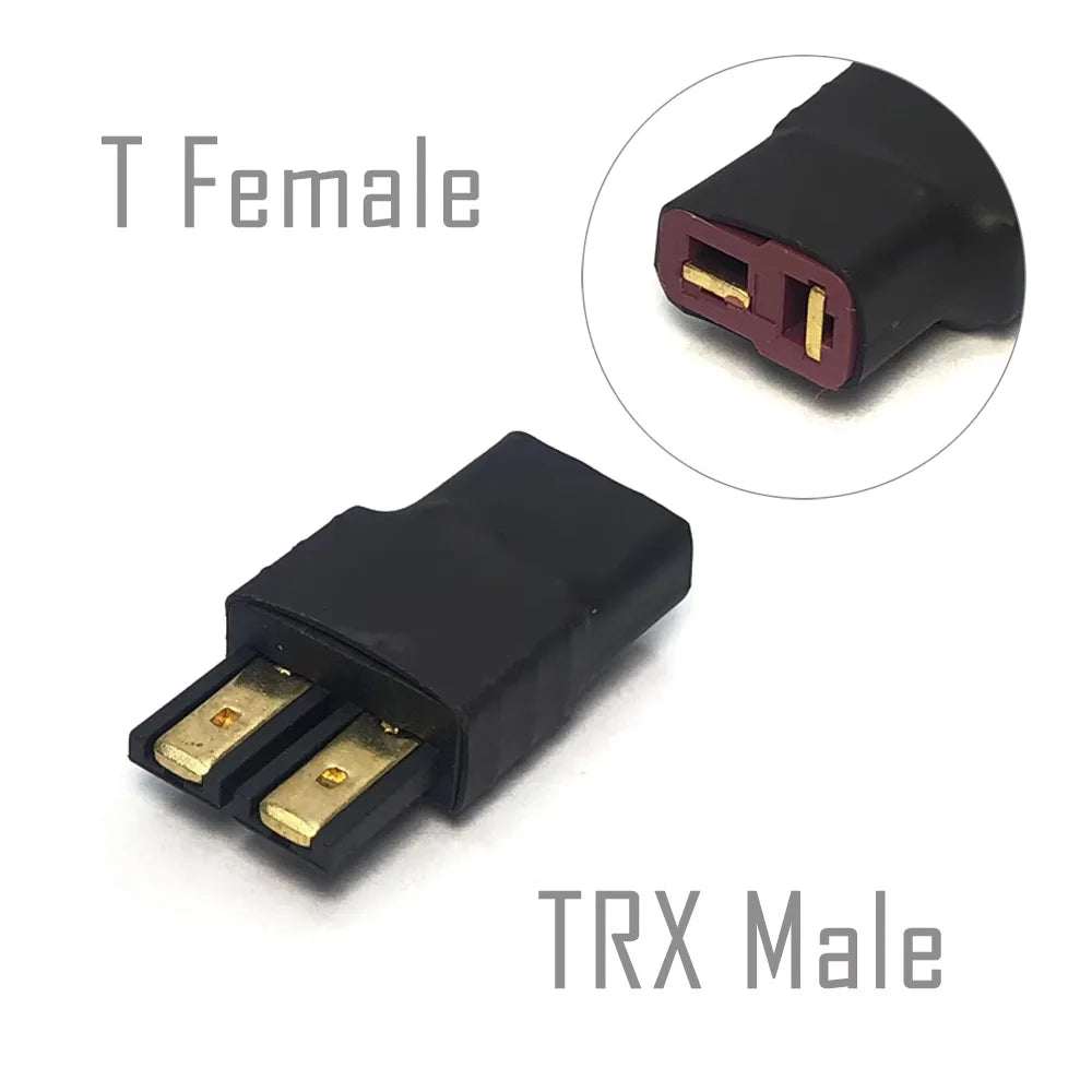 YSIDO RC Battery Adapter XT60/XT30/XT90/T Plug/TRX Connector Female to Male / Male to Female Converter for RC Drone Car Boat DIY