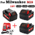 For Milwaukee M18 Power Tool Battery Charger BR XC 18V 6000m