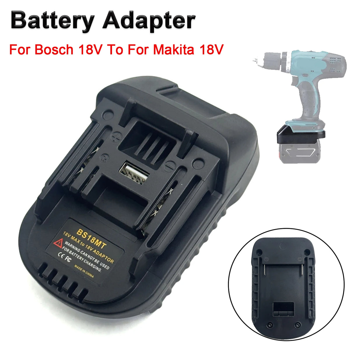 BS18MT Battery Adapter For Bosch 18V Convert To For Makita 1