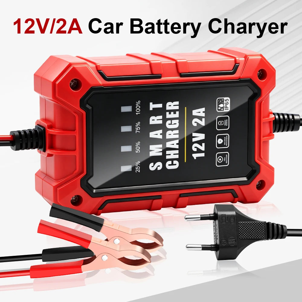 Intelligent Car Battery Charger Full Automatic Fast Power Ch