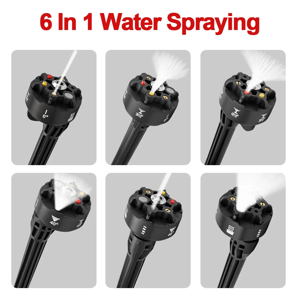 300Bar Brushless High Pressure Car Washer Powerful Cordless 