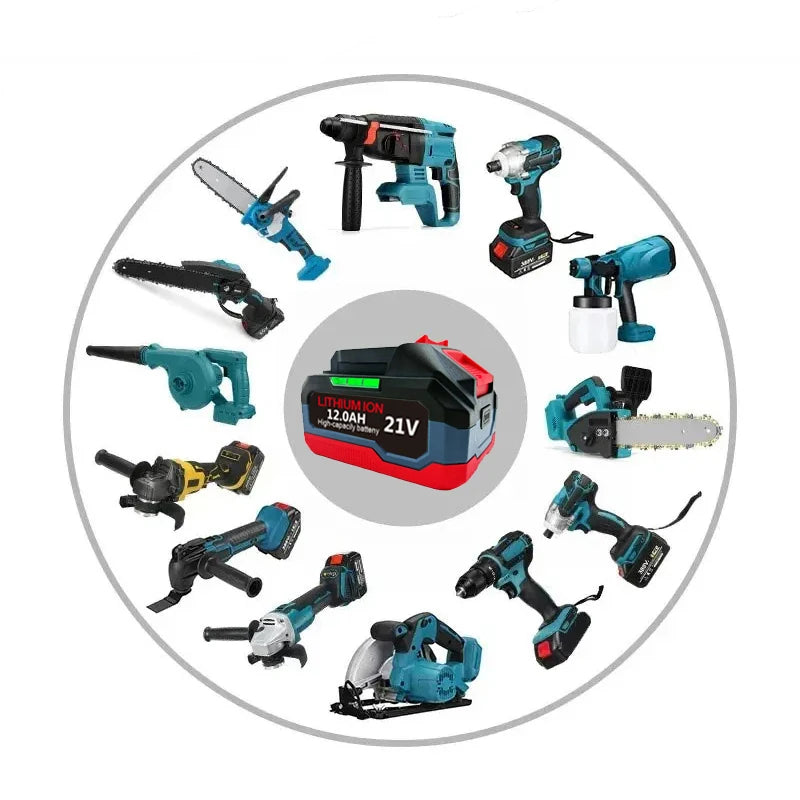 Original for Makita 21V Battery 6.0AH 12.0AH Power Tool Lith