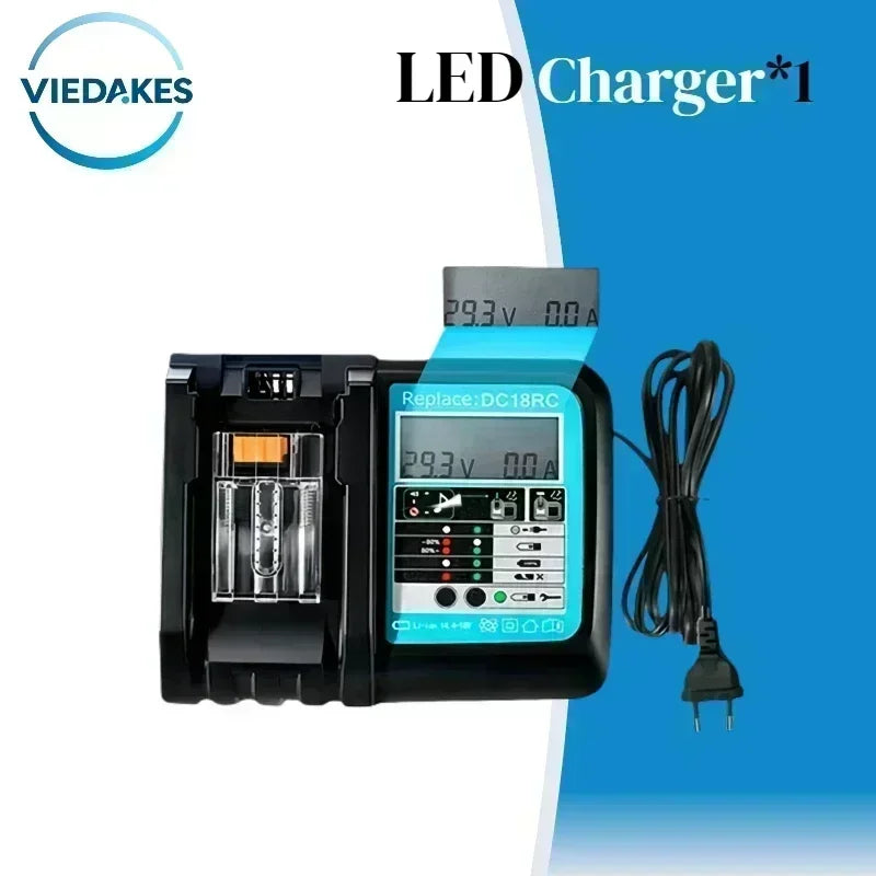 For Makita 18V Battery 12.0Ah Rechargeable Li-ion Battery Pack for BL1860 BL1850 BL1840 BL1830 LXT Power Tool Battery