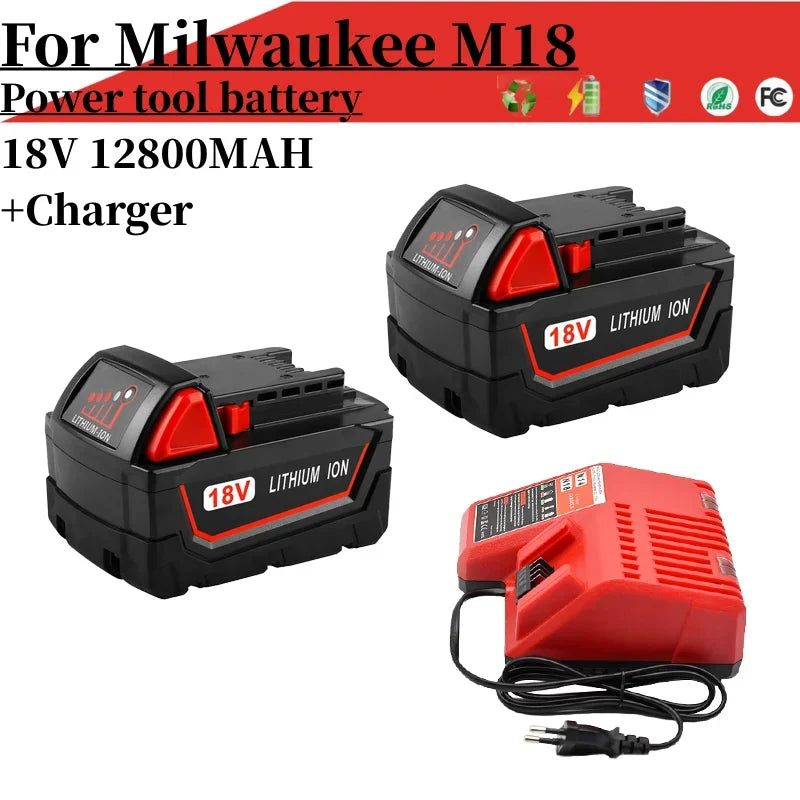 18V For Milwaukee M18 Power Tool Battery Charger BR XC 18V 1