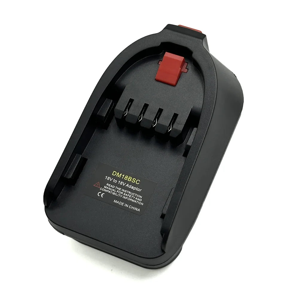 NEW DM18BSC Adapter Converter Use For Dewalt&Milwaukee Li-io