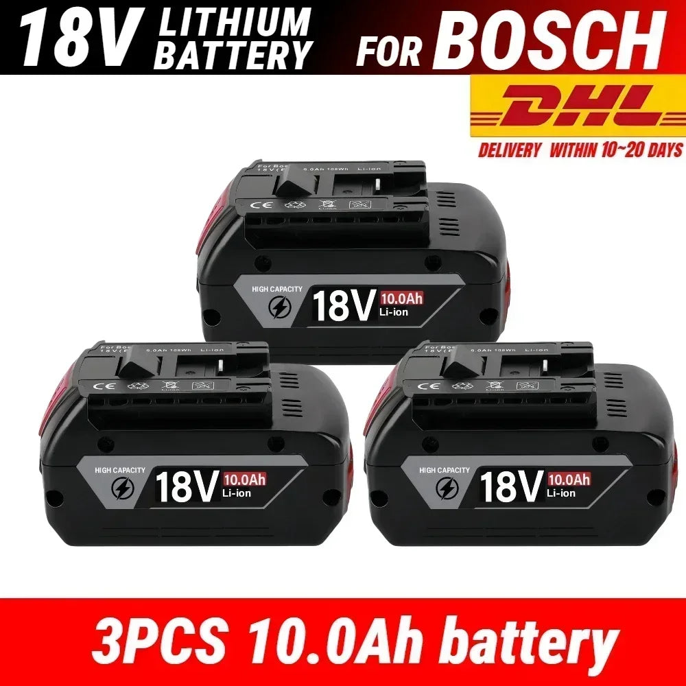 100% Original for Bosch 18V Battery 12.0Ah Wireless Power Tool Lithium Battery BAT609 BAT610G BAT618 BAT620 BAT622