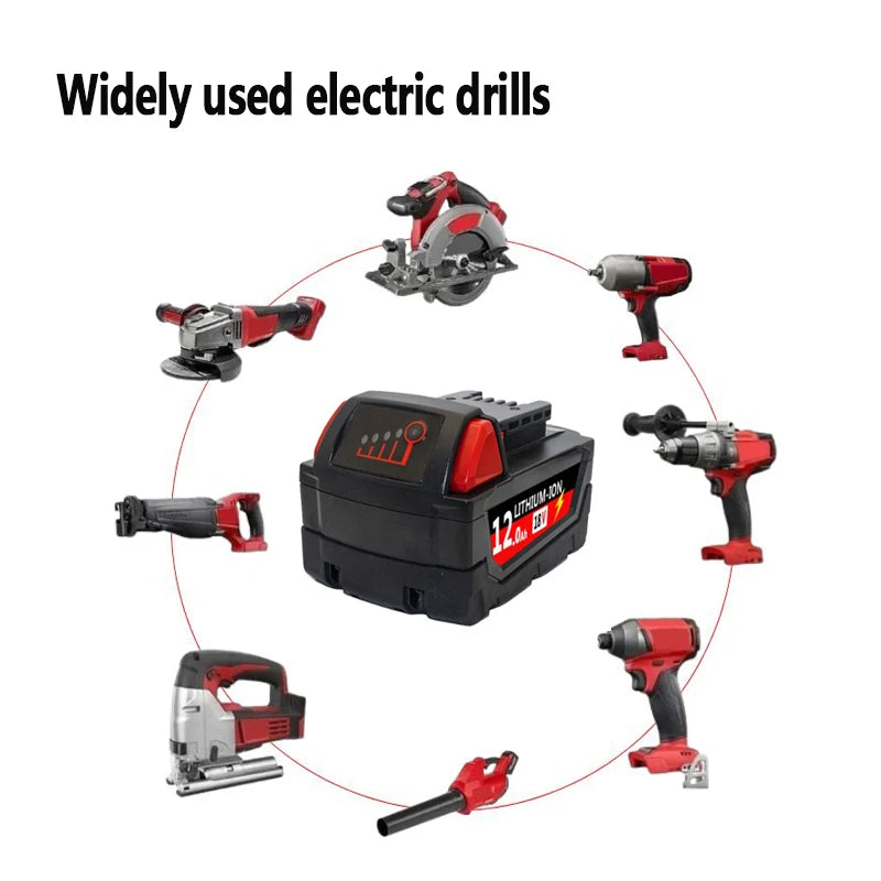 For Milwaukee M18 Power Tool Battery Charger BR XC 18V 6000m