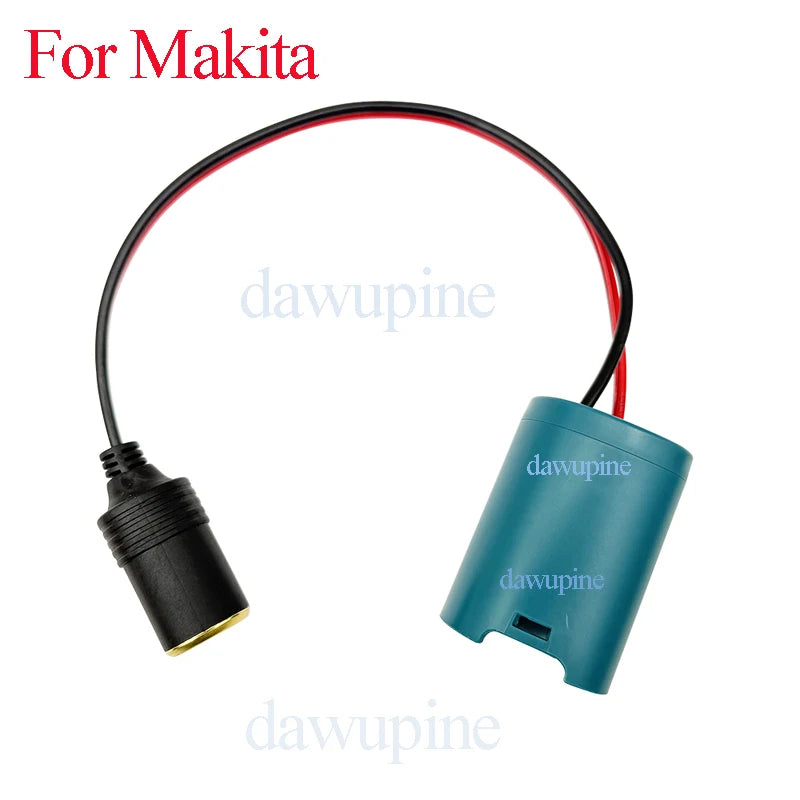 Lithium Battery Charging Case Car Cigarette Lighter Adapter For Makita BL1013 For Bosch BAT411 For Milwaukee For M12 12V Tools