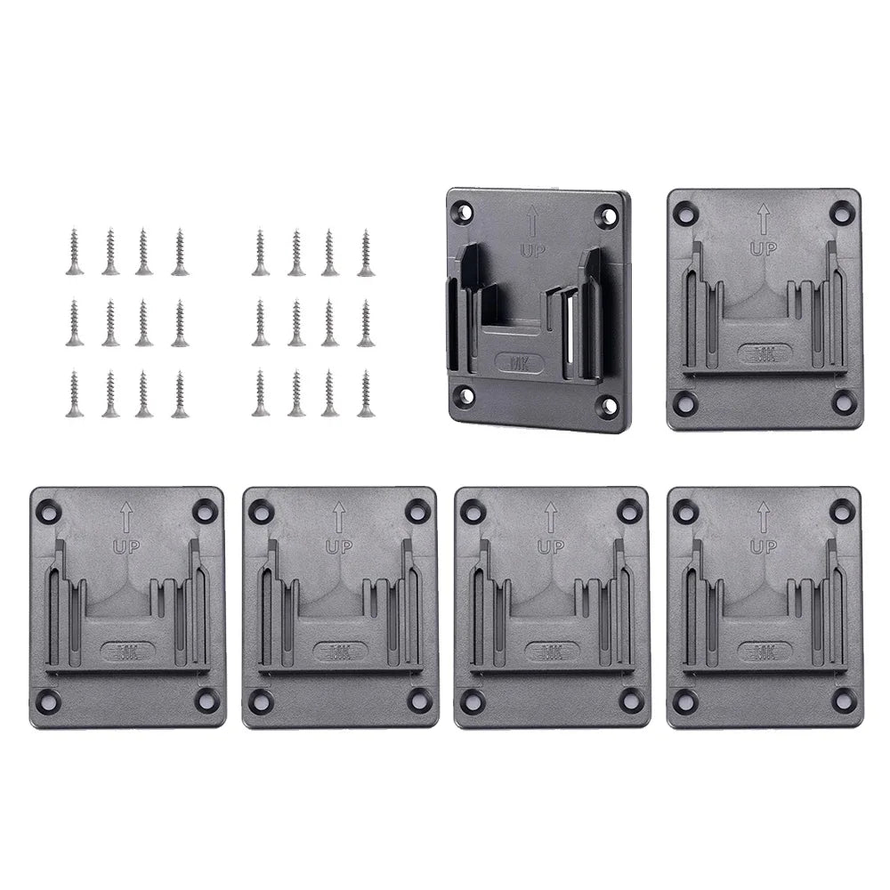 1pcs/2pcs/6pcs Wall Mount Electric Tool Holder for Makita 18V Wall Power Mount Storage Battery Bracket Fixing
