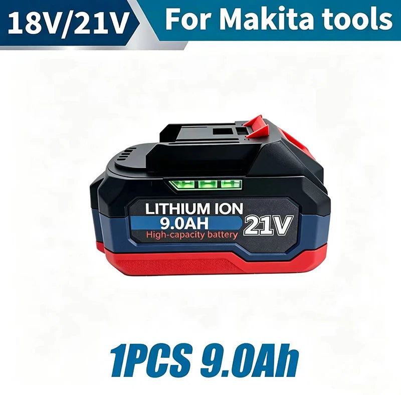 21V for Makita Battery Power Tools Li-ion Replacement LXTBL1860 BL1850 for 18V/21V Screwdriver with BMS 18V Battery