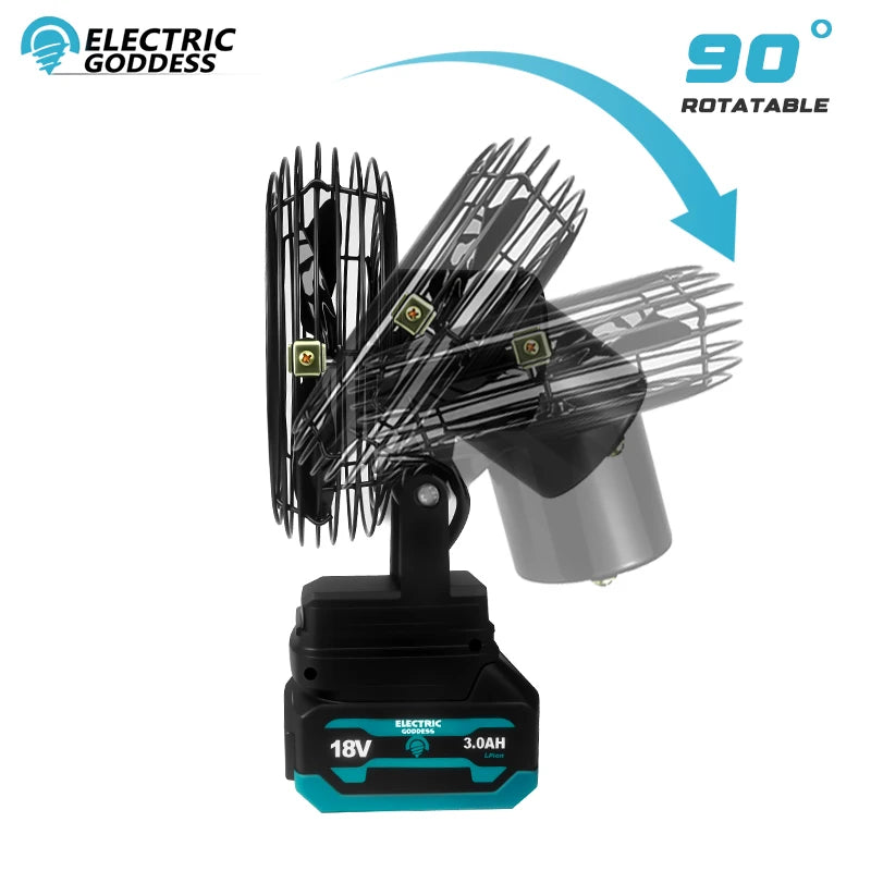 5/6/8 Inch 4000RPM Electric Fan Multiple Uses Powerful Power
