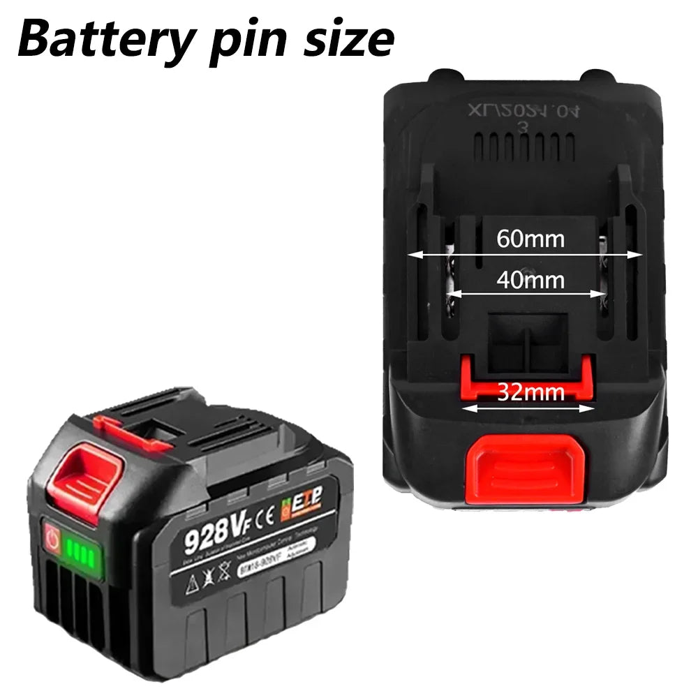 928VF Battery 18V 21V 22500mah Rechargeable Lithium Ion Batt