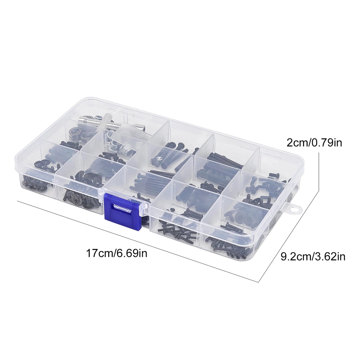 SCY 269-Piece RC Car Tool Kit With Screws Pins Bearings Nuts