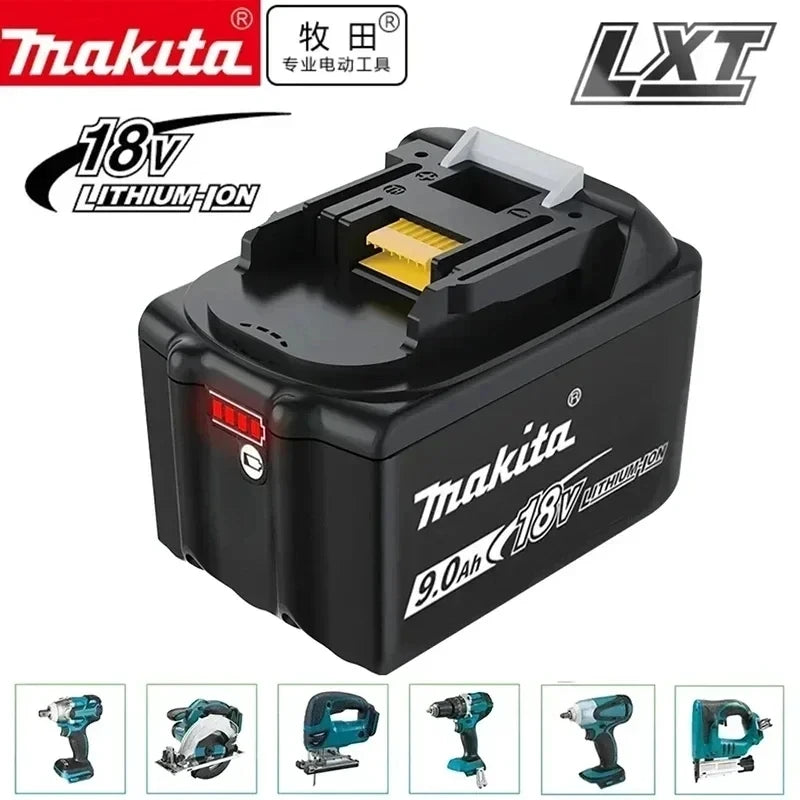 Makita 18V 6Ah Power Tools Battery Original Genuine for Makita 18V BL1830B BL1840B BL1850B BL1860B Replacement Lithium Batteries