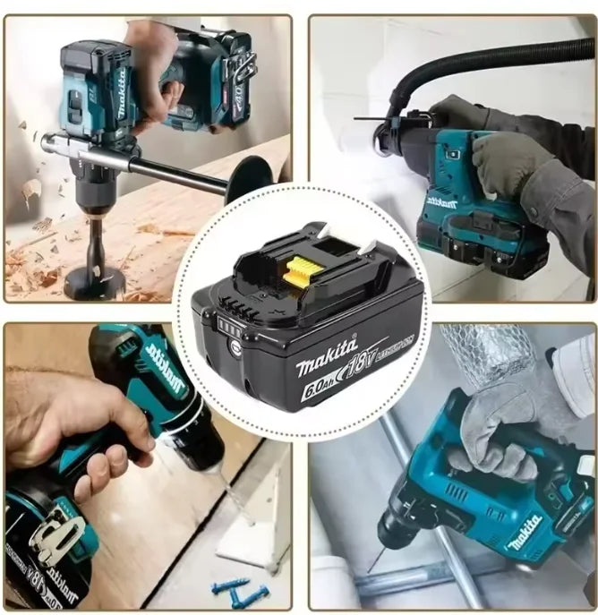 original Makita 18V battery 6.0AH 3.0AH rechargeable battery