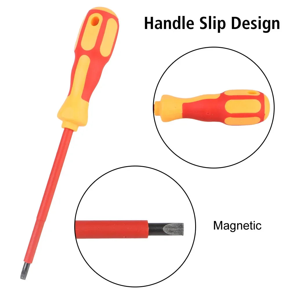 NEW Magnetic Screwdriver Screwdriver Set Insulated Phillips 