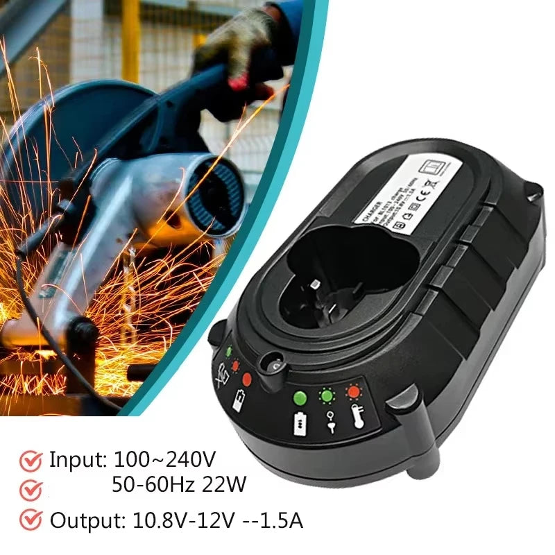 Replacement Battery Charger for Makita BL1013 BL1014 10.8V 1