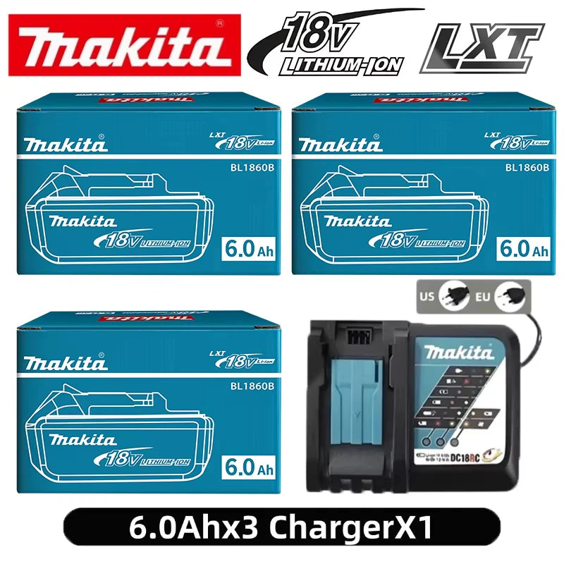Genuine 6AH Makita BL1860 6Ah Battery Power Tools Li-ion Rep
