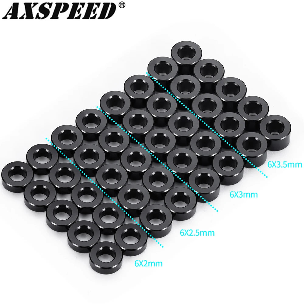 AXSPEED 10Pcs M3 Screw Spacer Set Screws Flat Gasket Washer 