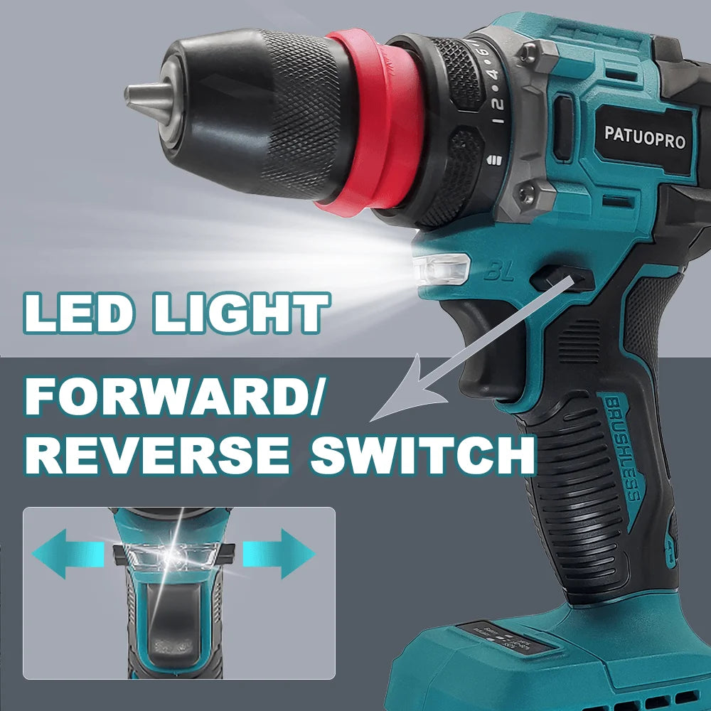 10mm New 2In1 Rechargeable Electric Screwdriver Cordless Dri