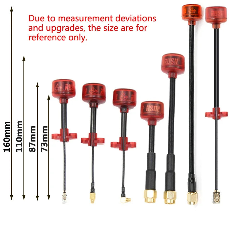 Rush Cherry FPV 5.8G Antenna LHCP RHCP SMA MMCX UFL long ran