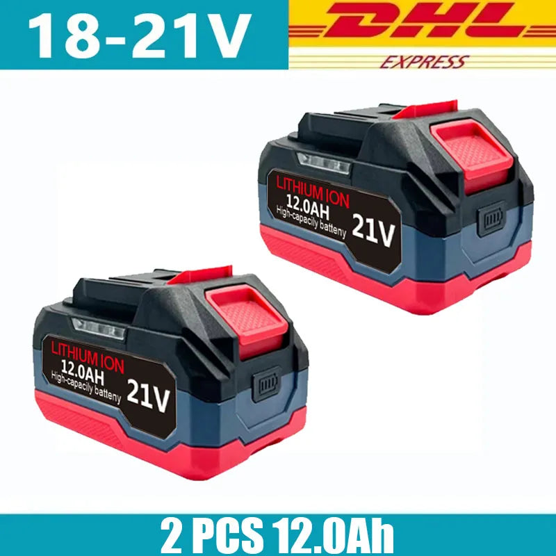 21V 6.0Ah 12.0Ah For Makita 18V Battery Power Tools Li-ion Replacement LXT BL1850 BL1860 DDF487 for 18V Screwdriver with BMS