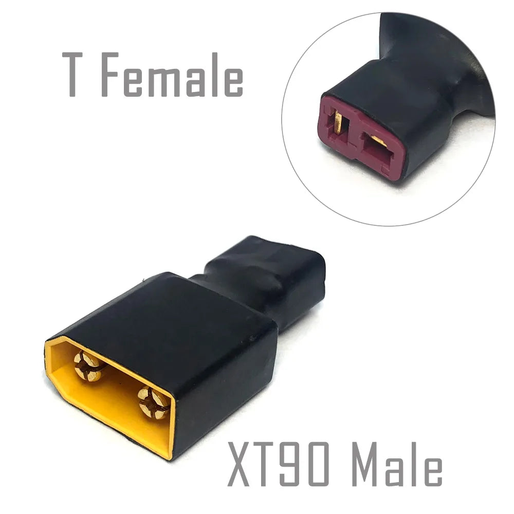 YSIDO XT30 XT60 XT90 TRX T Plug Female/Male Adapter Connector Plug for RC Model Car Aircraft Drone RC Boat Lipo Battery Part DIY