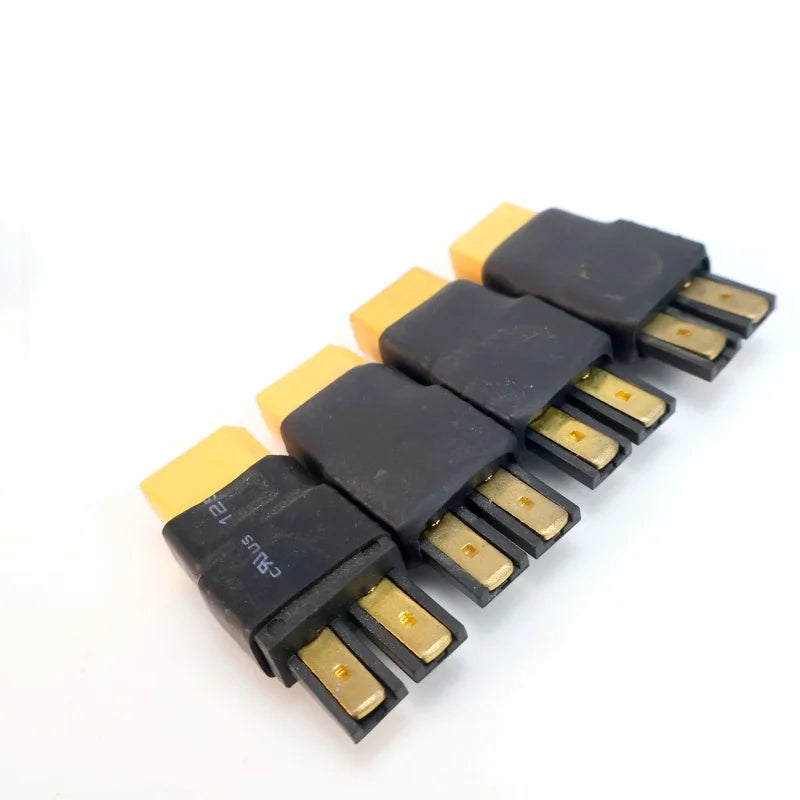 E Connectors Banana Plug RC Lipo Battery Control Parts DIY 4PCS Adapter TRX to XT60 Female Mal