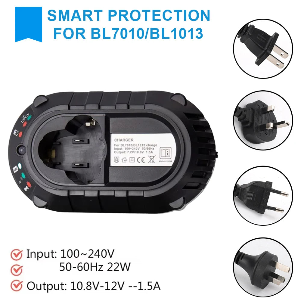 Replacement Battery Charger for Makita BL1013 BL1014 10.8V 1