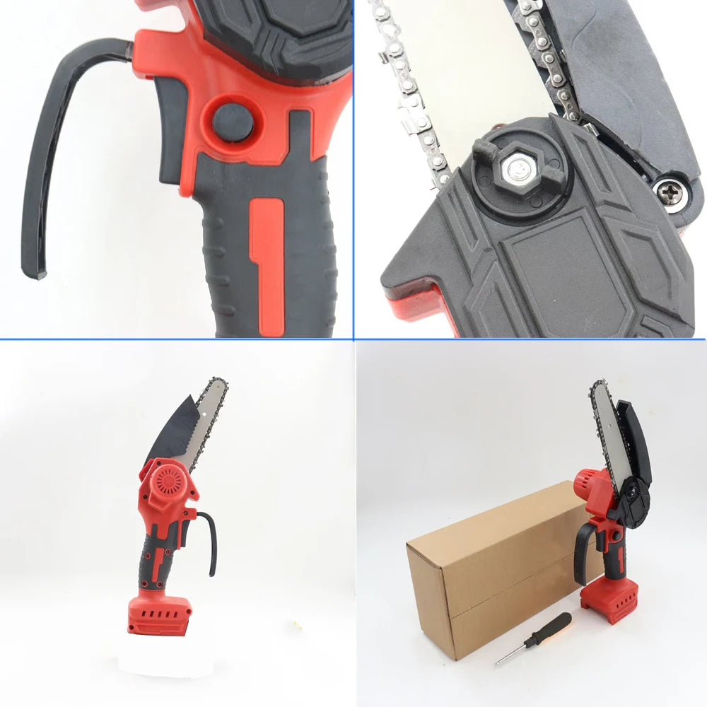 VILASTING Mini Chainsaw 4/6Inch Cordless Woodworking Garden 