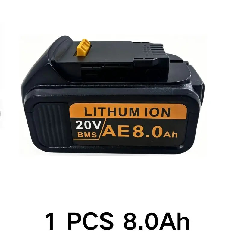 20V For DeWalt 12Ah/9Ah/8Ah/6Ah/3Ah Li-lon Battery Replacement DCB DCD DCF DCG series Power Tools+charger+electric drill