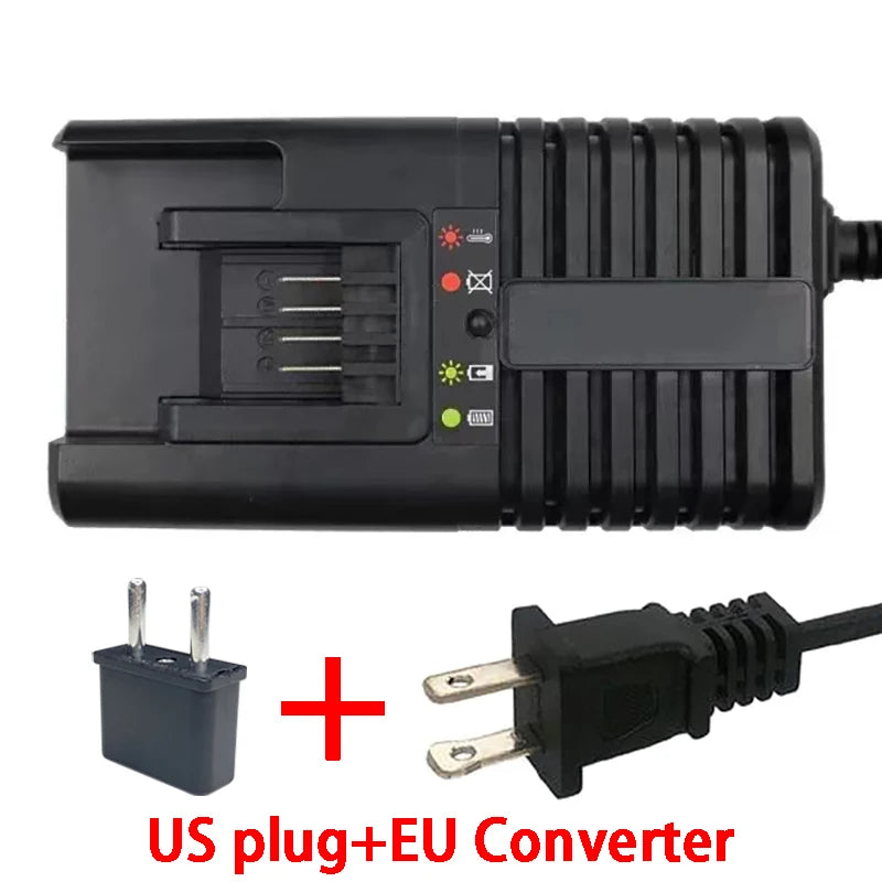WA3860 Li-ion Battery Charger For Worx 20V WA3551 WA3572 WA3550 WA3553 WG629 WA3760 WA3880 Power Tool Accessories Parts