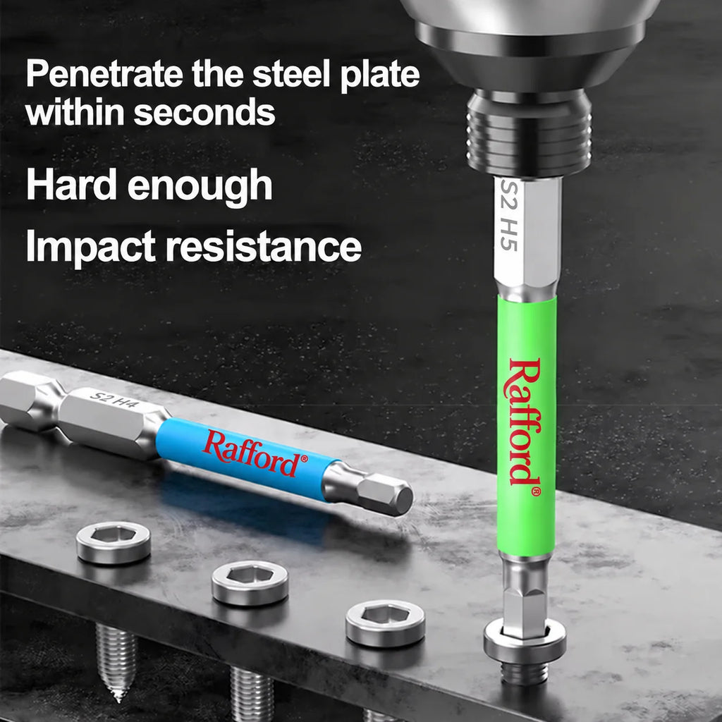 Rafford Rainbow Hex Head Allen Wrench Screwdriver Bit Set S2