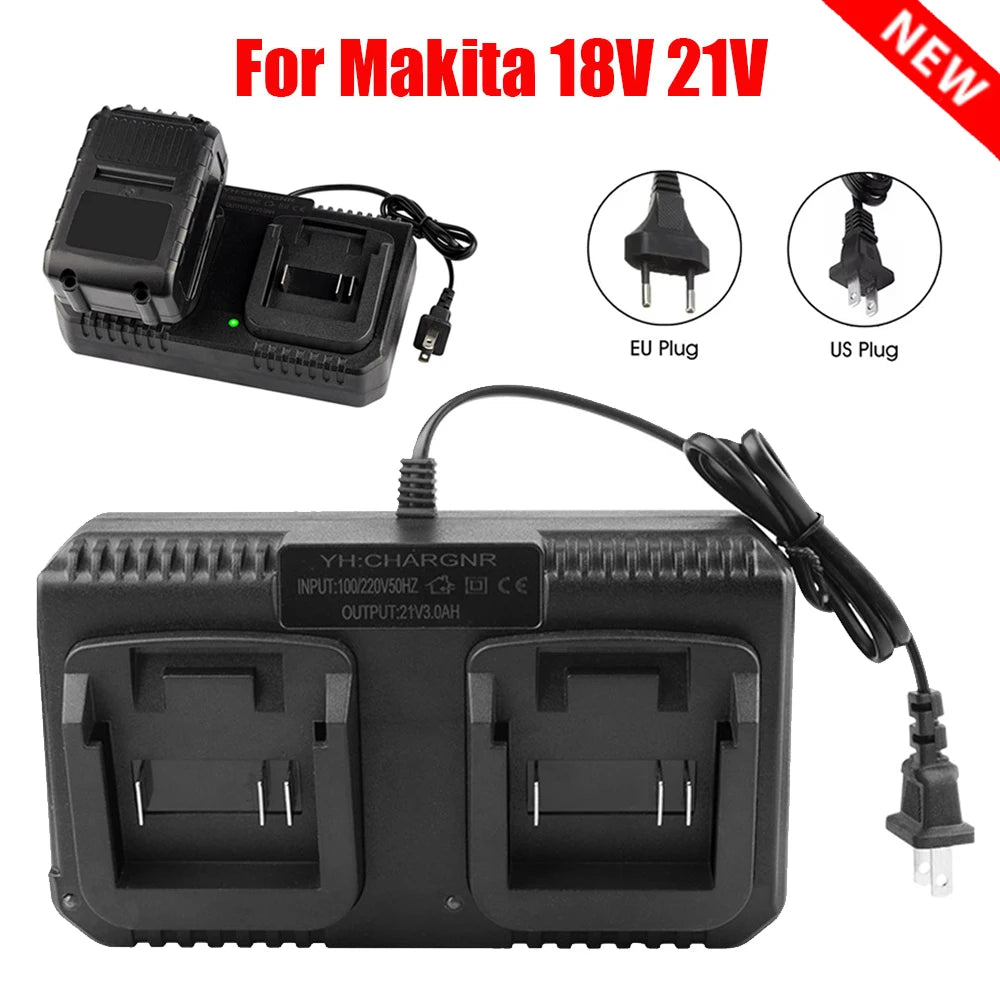 3A Lithium Battery Charger Fast Charging EU/US Plug Power To