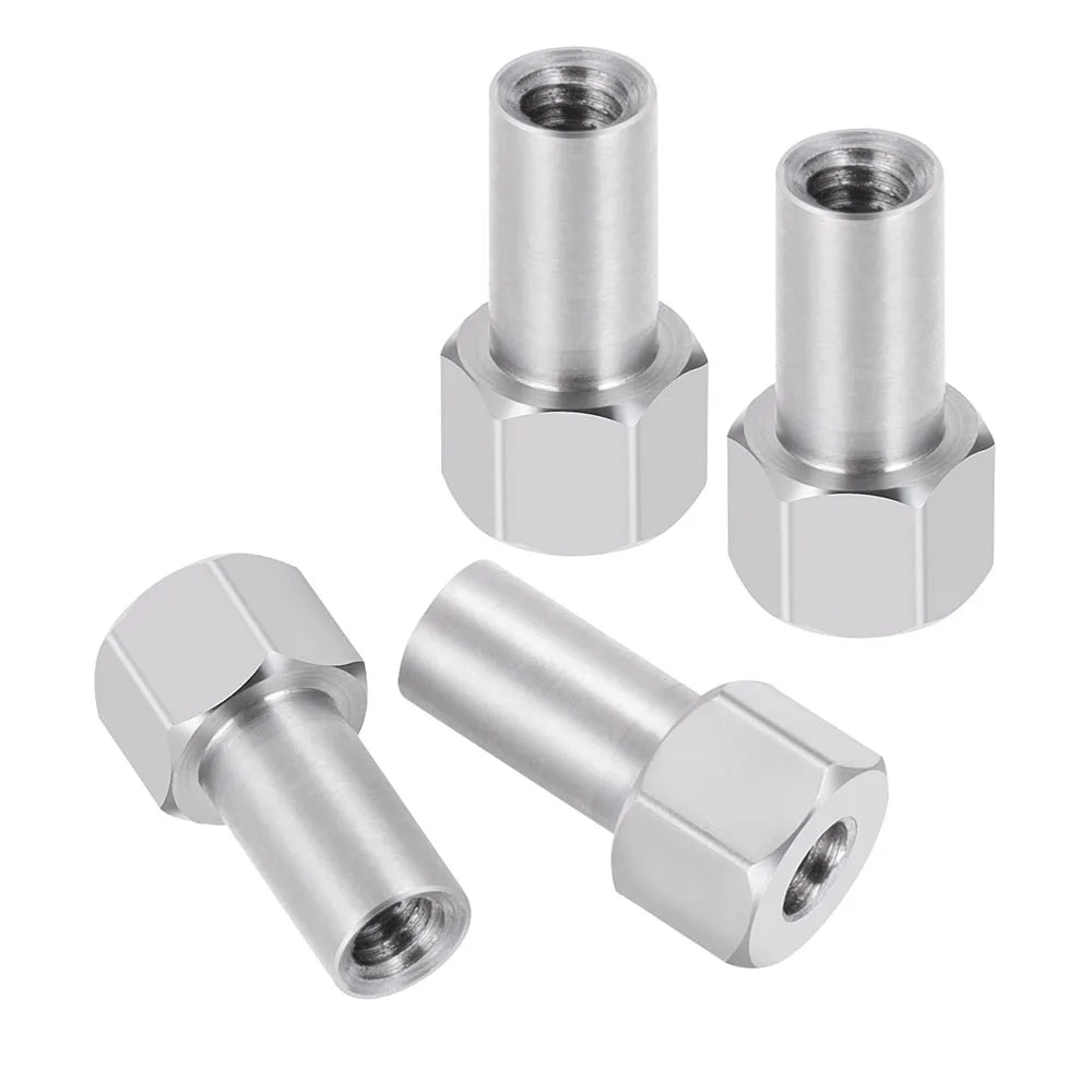 AXSPEED 4Pcs M2 Hex Wheel Nuts Extension Adapter 2/3/5mm for